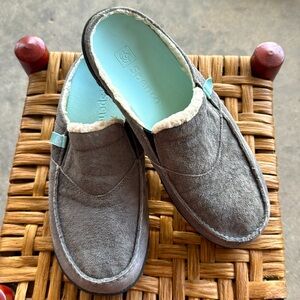 Spenco Orthotic Women’s Lined Suede Mules, Size 11, like new!!